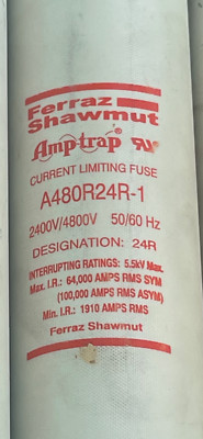 Gould A480R-24R-1 Current Limiting Fuse  -  2400/4800A - 24R