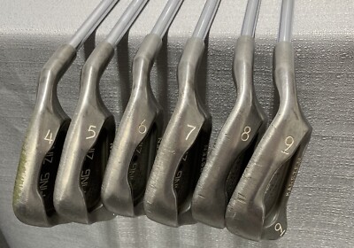 Ping Zing Karsten Black Dot Iron Set 4-9 Steel Shafts RH