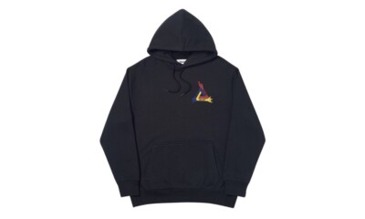 Palace Skateboards JCDC Hood sweatshirt Large L black hoodie NEW