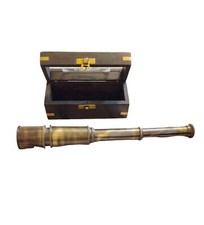 MARITIME BRASS ANTIQUE VINTAGE 20" VICTORIAN MARINE TELESCOPE SPYGLASS GIFT