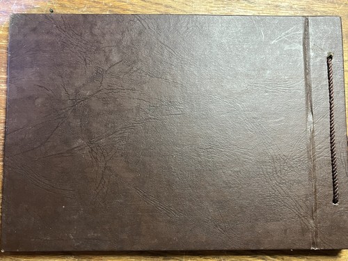 Vintage Embossed Photo Album Covered Wagon Horses "Photographs" Never Been Used - Picture 3 of 8
