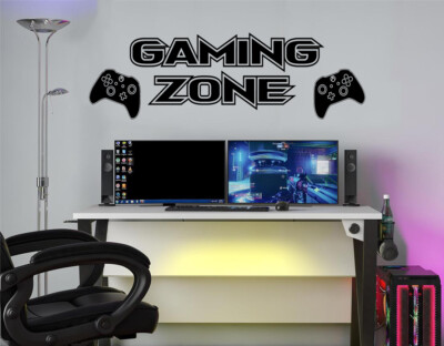 Wandzitat ''''Spielzone'''' Aufkleber Aufkleber Dekor Transfer Wandbilder Wohnen Tapete