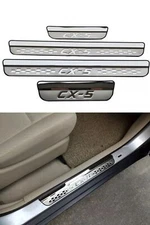 For Mazda CX5 CX-5 Stainless Steel Door Sill Trim Protector Scuff Plate Cover 25