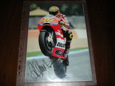 VALENTINO ROSSI  " FOTO CON AUTOGRAFO ORIGINALE VR46 " 30X21 -NUOVA - NEW