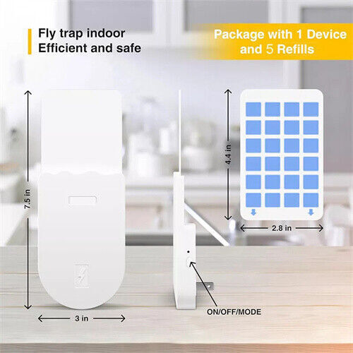 2PCS Plug-in Mosquito Killer UV Light, Killer for Mosquitos Flying Insect Trap - Picture 17 of 21