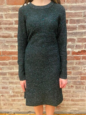 morgen sequin sweater dress Lilly Pulitzer NWT Morgen Sequin Sweater Dress Boca Blue Metallic $198 Size XL