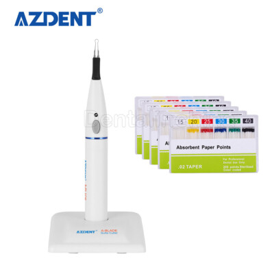 Dental Endo Gutta Percha Tooth Gum Cutter Cordless +Tips/5 X Gutta Percha Points