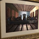 Vintage Catholic The Last Supper 3D Holographic Foil Framed Print MCM 12”x10” — photo 8