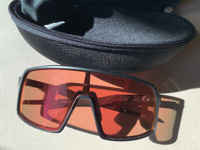 Oakley Sutro Sonnenbrille PRIZM trail torch schwarz matt rosé Größe L