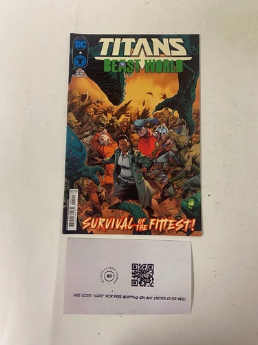 Titans Beast World #4 VF-NM DC Comics comic book 16 MS36