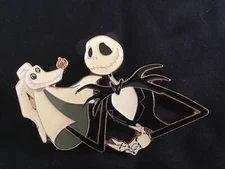 Disney Pin Trading LE250 Hand Puppet Pals series Jack Skellington Zero Ghost Pin