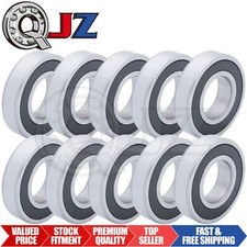 Qty.10 New 6207-2RS-C3 Deep Groove Ball Bearing 35mm Bore x 72mm OD x 17mm W