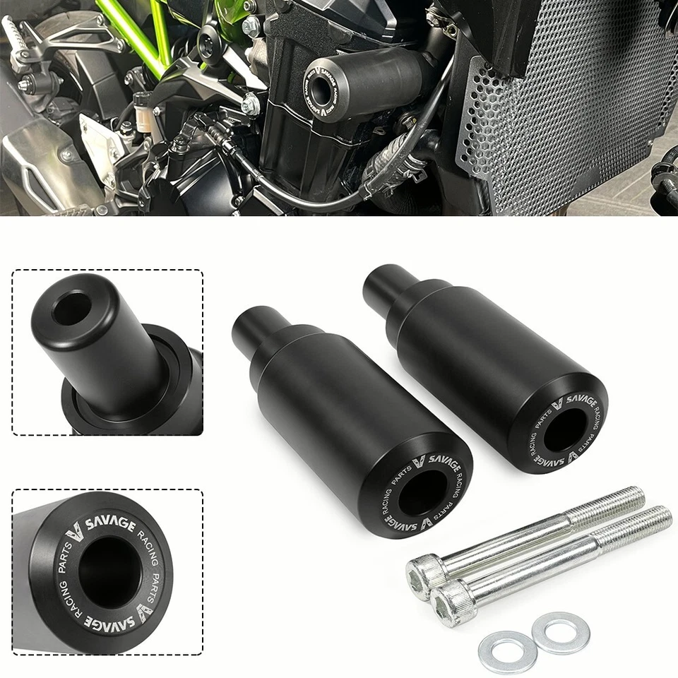 CNC Frame Sliders Crash Guard For KAWASAKI Z 900SE 2022+ Z 900 RS 2017-2023 2021 - Image 2 of 4
