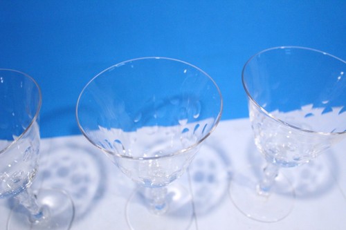 Lot Of 3 George & Martha Water Goblets By Nancy Prentiss - Picture 7 of 12