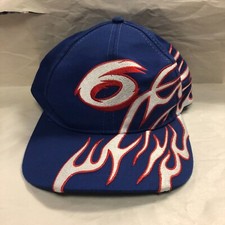 Mark Martin 6 Valvoline NASCAR Blue Cap with flames