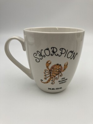 Coffee Mug Cup Ritzenhoff & Breker Astro Scorpio, star sign zodiac 20oz