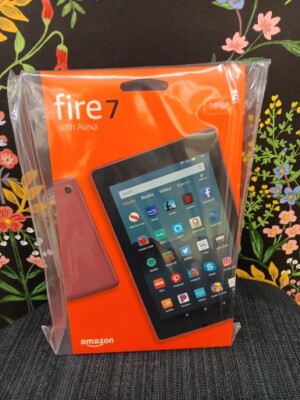 New & Sealed Amazon Fire 7 2019 Edition 7 In Tablet 16GB Memory Plum B07HZQBBKL