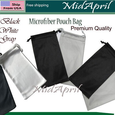 #ad #ad Premium Microfiber Pouch Bag Cleaning Case Sunglasses Eyeglasses High quality $3.79