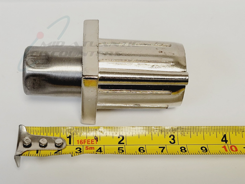 Hardware de 4 componentes 1-1 / 2 "Tubo cuadrado Inserto ajustable para pies hexagonales A14-0651-C - Imagen 4 de 4