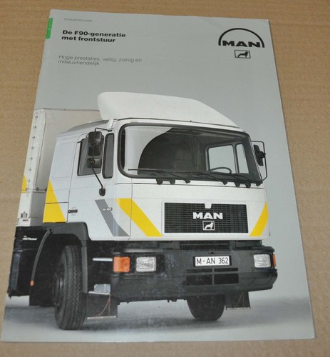 MAN F90 Truck Brochure Prospekt DE