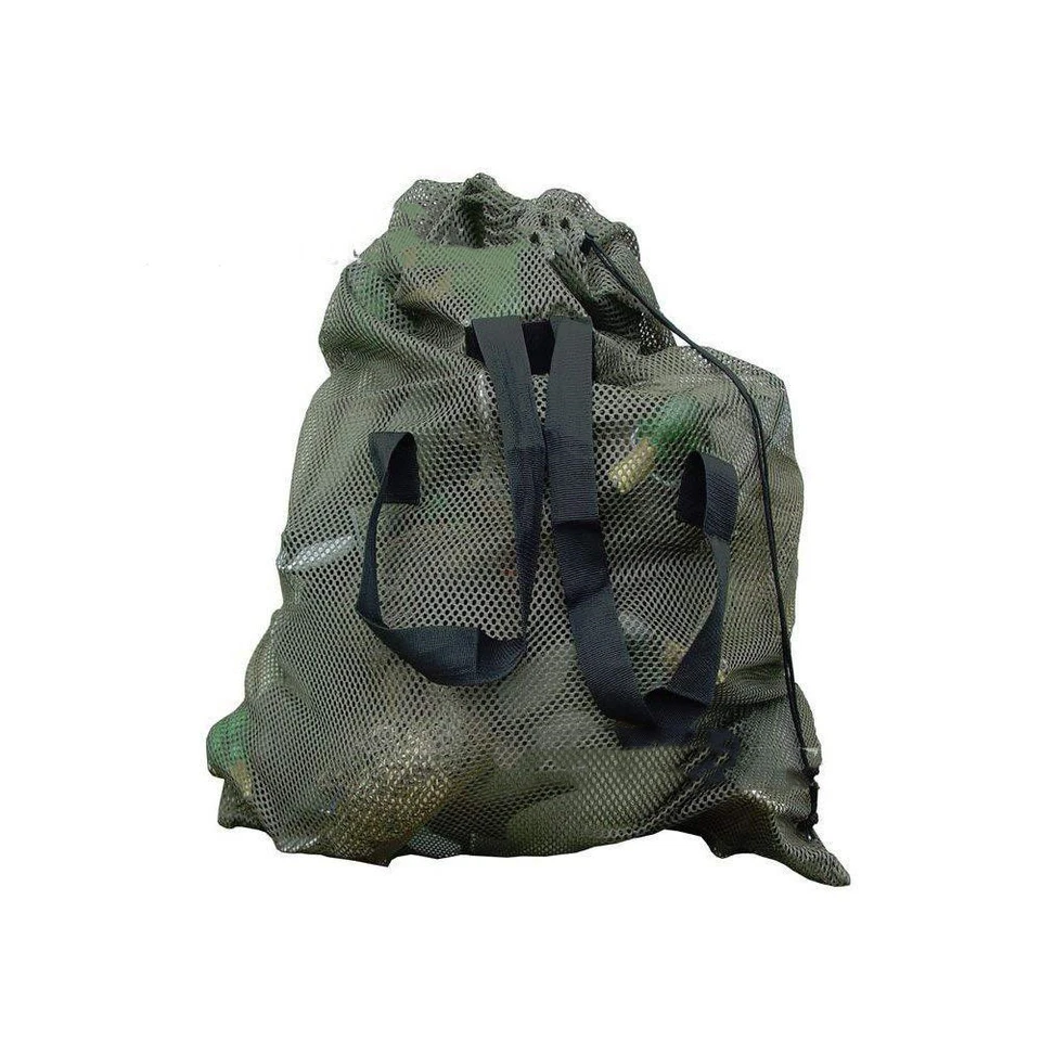 30x40" Mesh Duck Goose Decoy Bag w/ Draw String - Bird Hunting Gear Hunter Green - Image 2 of 4