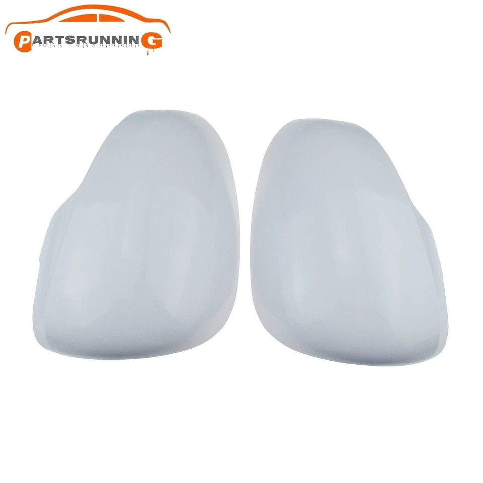 Par de tapas de cubierta de espejo retrovisor de puerta lateral con luces de señal de giro para Toyota Prius Scion iQ Foto 4 de 4