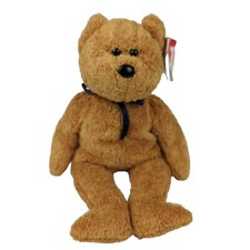 FUZZY (1999) Ty Original Beanie Baby - RARE with Hang Tags & Tush Tags!
