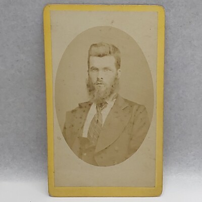 Viktorianisches CDV Foto Hübscher Gent Thomas Curnow ? Henry Toose Bega Sydney Austra