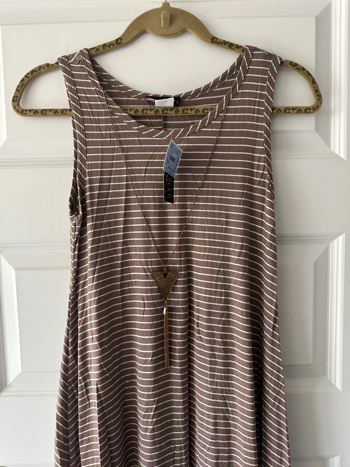 UNDERCOVER Grazioso abito estivo senza maniche nuovo con etichetta discreto stretch morbido taglia S