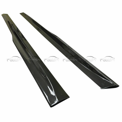 CARBON FIBER FOR 2014+ BMW F80 F82 F83 M4 PSM STYLE COUPE SEDAN SIDE SKIRT LIP - Picture 4 of 12
