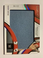 2022 Panini Immaculate WWE RANDY ORTON Immaculate Standard Jumbo Mat Relic 59/99