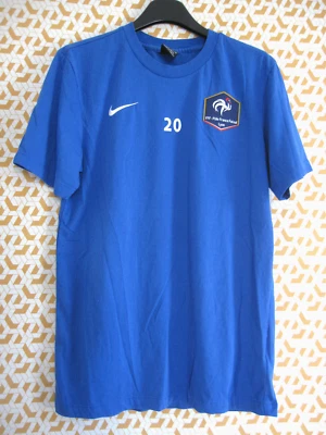 Maillot Equipe France Futsal Lyon NIKE porté entrainement #20 shirt Homme - S - Photo 1/4