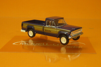Brekina 19812 Jeep Gladiator B Honcho blau/gold Bj.1968 1:87 NEU Modell