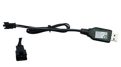 Repuesto efaso Cable de carga USB 7,4V 1000mAh JST-SM-3-PIN para Huina 1536 Q75 entre otros