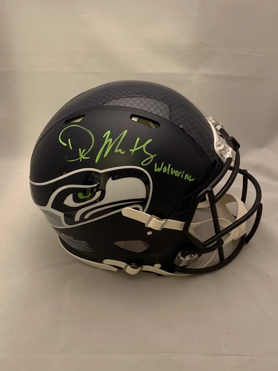 DK Metcalf Signed Seattle Seahawks Full Size Speed Authentic