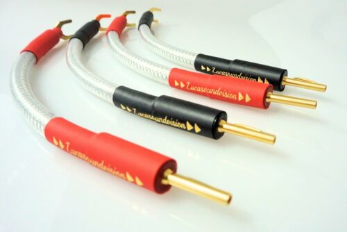 Chord Shawline X Speaker Jumper Cables 4x (Set of two Speakers) - Picture 1 of 9