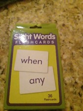 Flash Cards- Sight Words