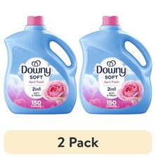 (2 pack) Downy Liquid Fabric Softener, April Fresh Scent, 111 fl oz, 150 Loads 0.13 per gallon