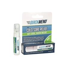 Quickmend Cold Sore Relief Lip Treatment with Pump Dispenser, 4.5 ml / .15 oz.