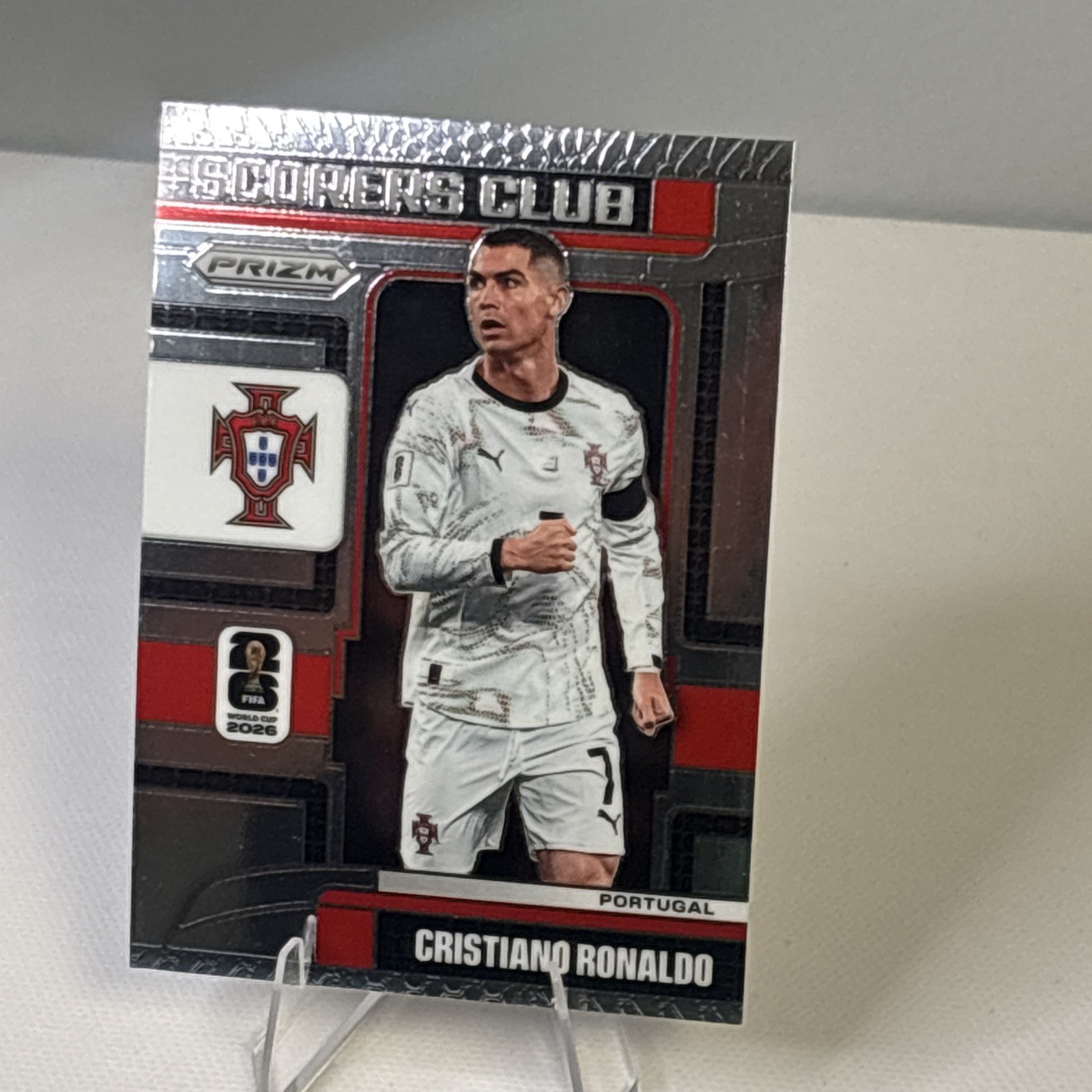 Cristiano Ronaldo Panini 2026 Prizm FIFA World Cup Scorers Club Portugal #21 view 2