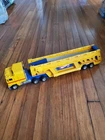 Vintage 1986 Hot Wheels Semi Truck Trailer Transporter Car Hauler Carrying Case