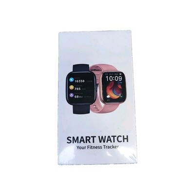 Smartwatch P114 Fitness Tracker Uhr 1.85 Zoll Display IP68 Wasserdicht Orange...