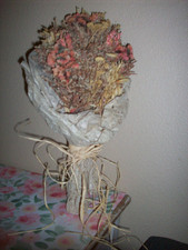 Vintage Pier 1 Florals Cordoba Różowy bukiet Suszony