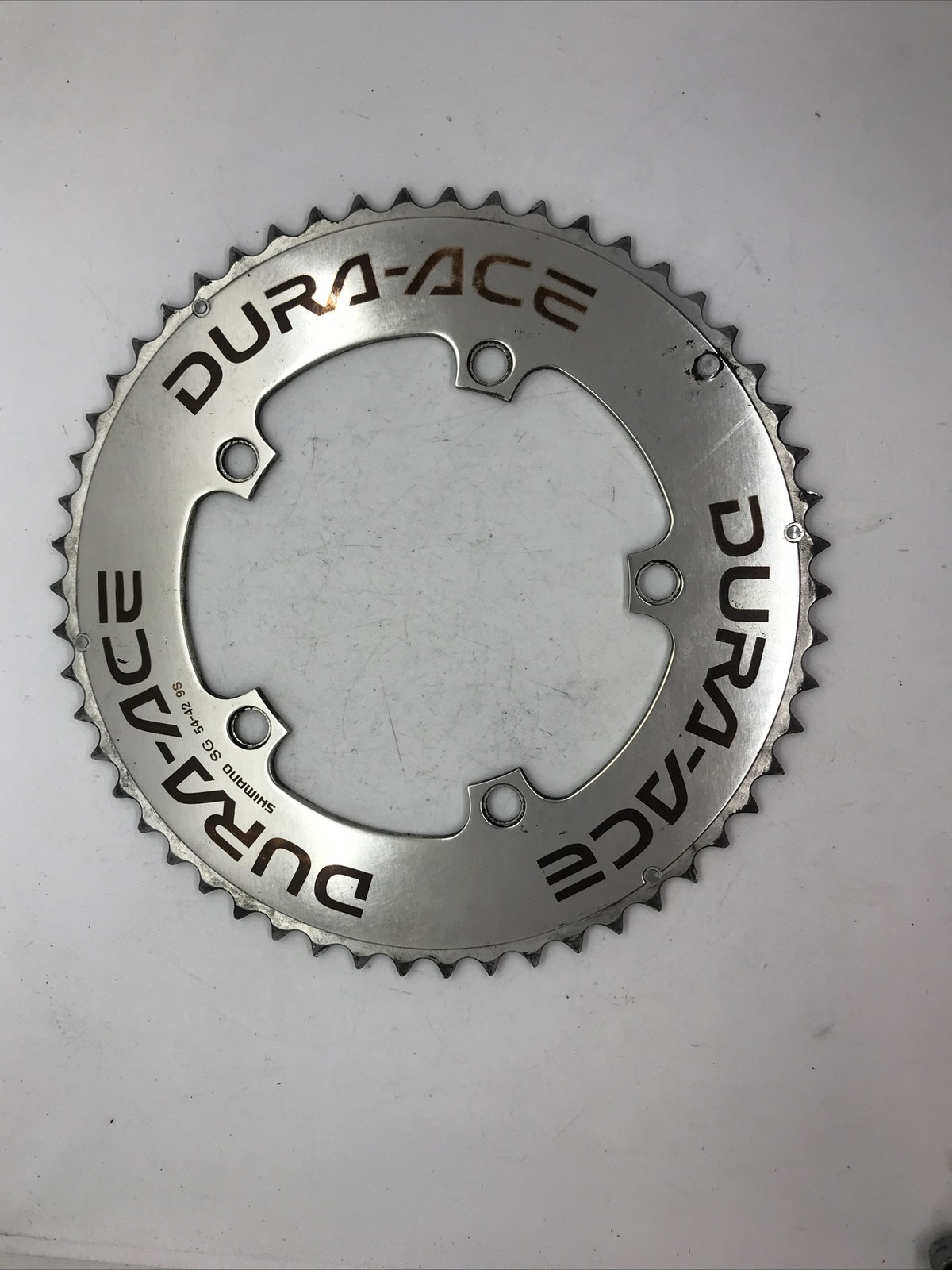 54T Shimano Dura-Ace 7700 5x130BCD Road TT Time Trial Chainring 54