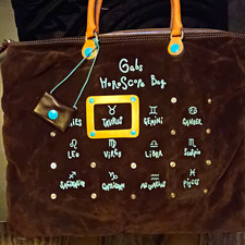 Gabs Zodiac Oroscopo Tote Bag Marrone Zip Top Doppio Manico Portamonete Tasche