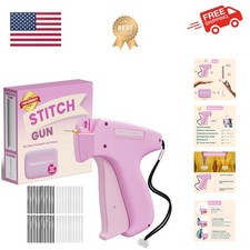 Stitch Gun for Clothes, Tagging Gun for Clothing w/2000 Clear/Black Micro Tag...