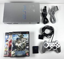 Console Sony Playstation 2 Silver PS2 Region Free SCPH 50004 Pack Complet