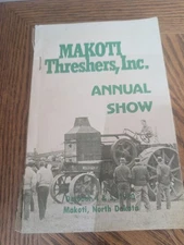 1980 MAKOTI THRESHERS INC ANNUAL SHOW & MUSEUM GUIDE BOOK NORTH DAKOTA