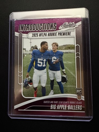2025 Panini Absolute Countdown Calendar Abdul Carter Base (RAW)