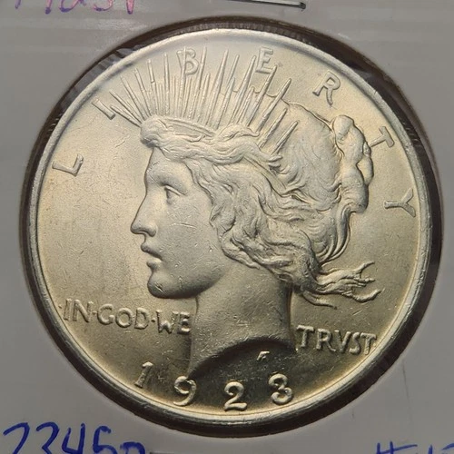 1923 P Peace US Silver Dollar - Choice BU, 90% Silver US Coin, P-2345p